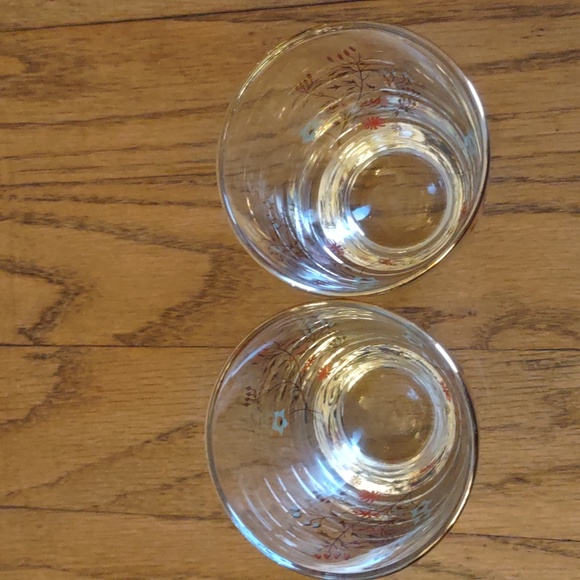 Vintage Floral (2) Barware Glasses - Picture 2 of 3